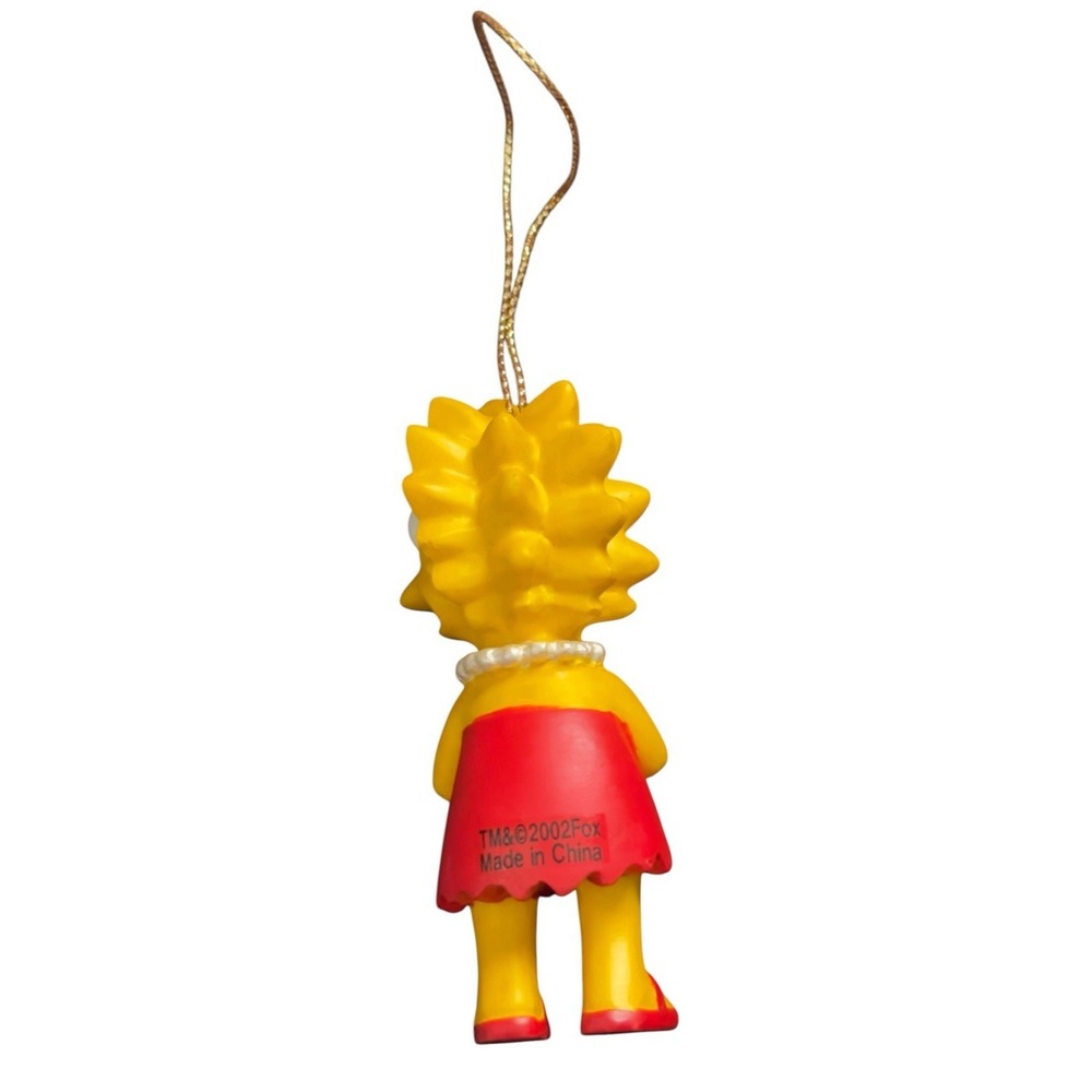 2002 Fox The Simpsons Lisa Simpson Christmas‎ Ornament - Picture 3 of 5